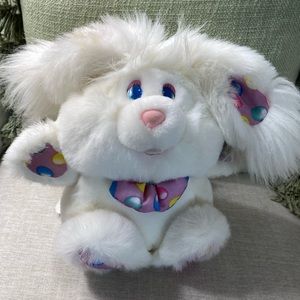 Vintage Dandee‎ Plush Giggle Bunny Rabbit Animated Talking Tickle Wiggle Toy 14"